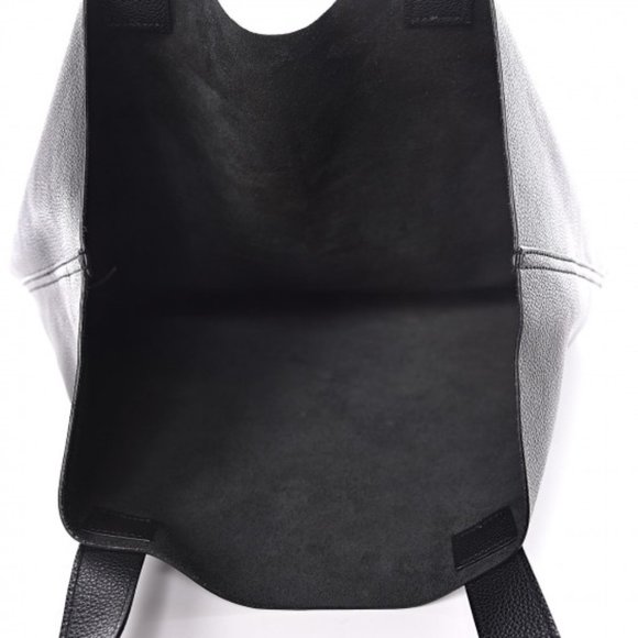 Gucci Logo Print Leather Tote Bag in Black NEW WITH DUST BAG - Picture 5 of 9